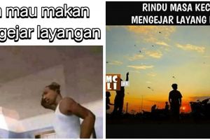 10 Meme lucu bermain layang-layang ini bikin ingat masa kecil