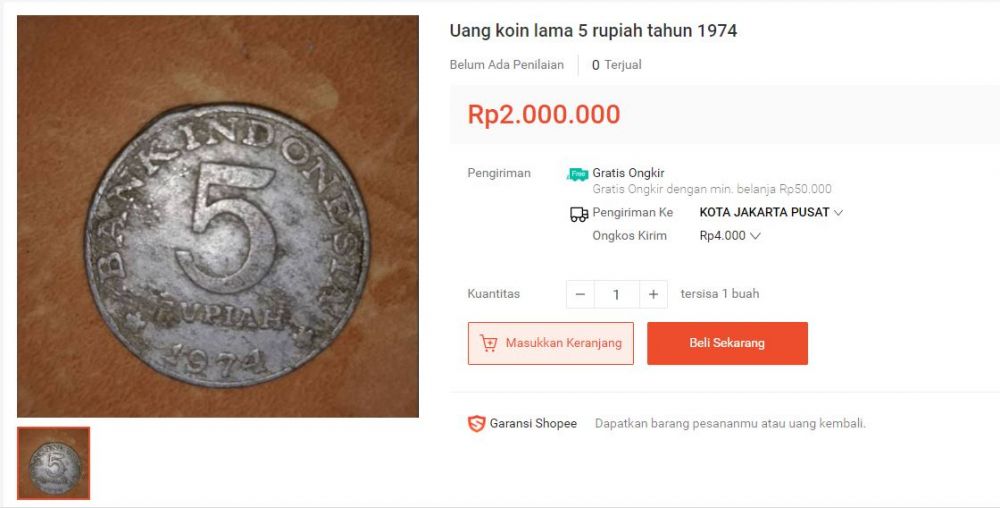 7 Uang koin Indonesia ini punya harga tinggi, ada yang Rp 100 juta