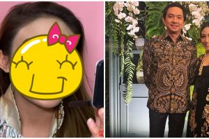 10 Potret wajah Ayu Dewi dirias suami, alisnya bikin takjub