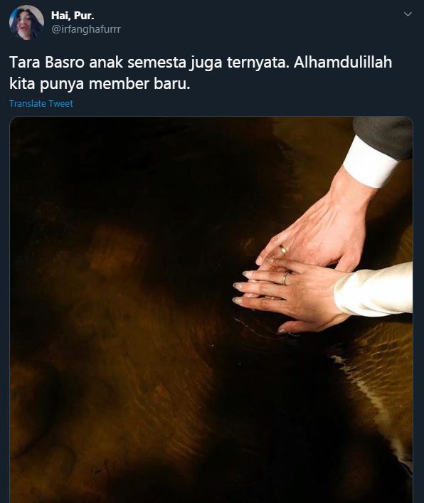10 Cuitan lucu Tara Basro menikah, netizen patah hati online