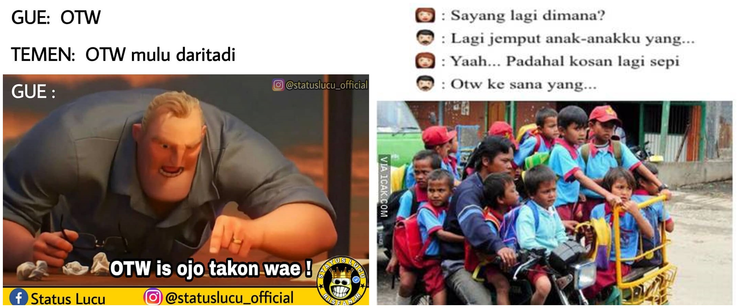 10 Meme lucu OTW ala orang Indonesia ini kocaknya bikin nyengir kesal