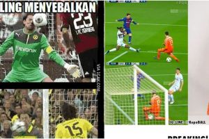 10 Meme lucu tentang kiper ini bikin ketawa sambil loncat