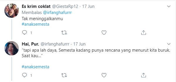 10 Cuitan lucu sambung kata 'anak semesta' ini bikin ketawa baper