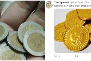8 Cuitan lucu uang koin kelapa sawit ini bikin heran