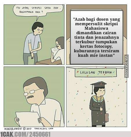 10 Meme hubungan dosen dan mahasiswa, sering terjadi