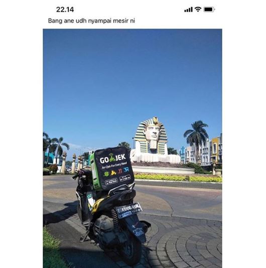 10 Status Facebook driver ojek online, bikin senyum sampai tujuan
