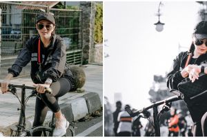 Potret 7 penyanyi dangdut saat bersepeda, gayanya curi perhatian