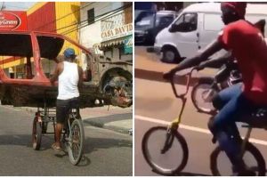 10 Aksi kocak warganet saat gowes ini bikin ngakak