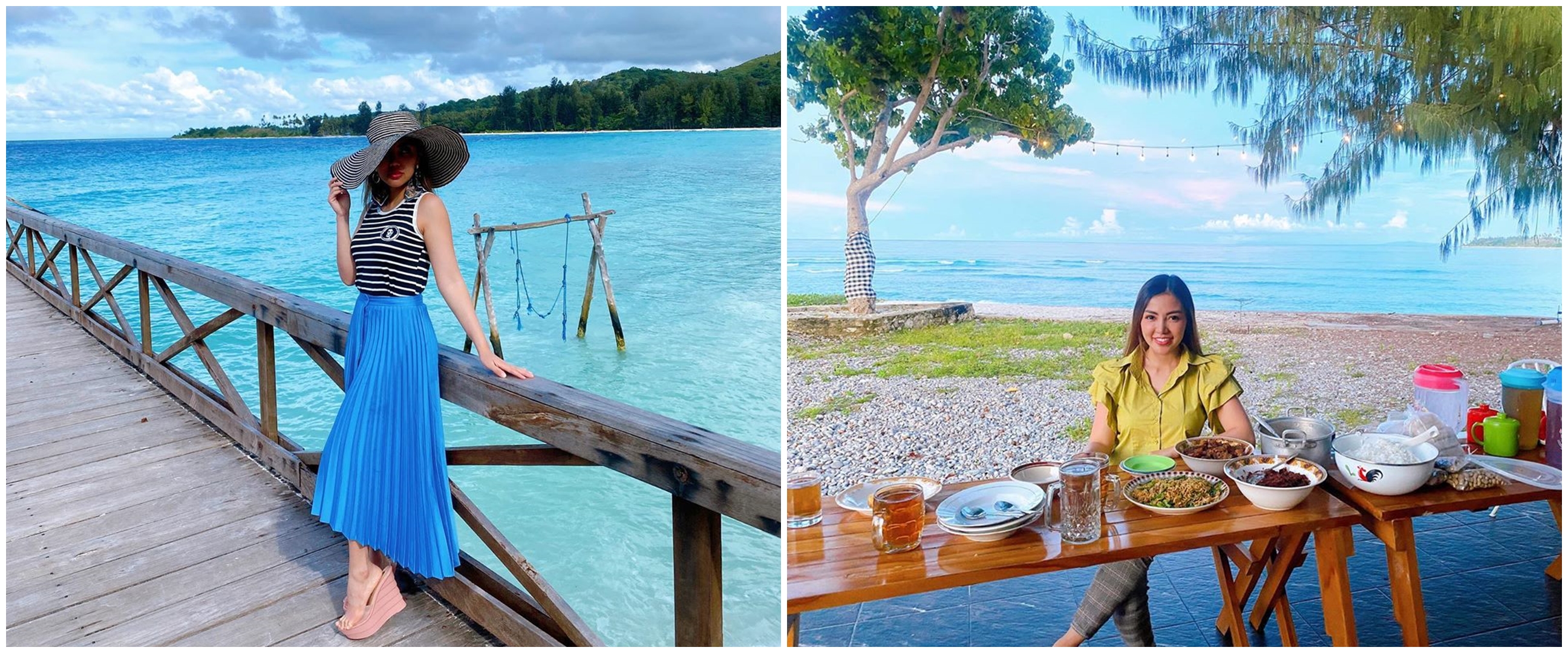 10 Penampakan rumah Bella Shofie di Maluku, pemandangannya pantai