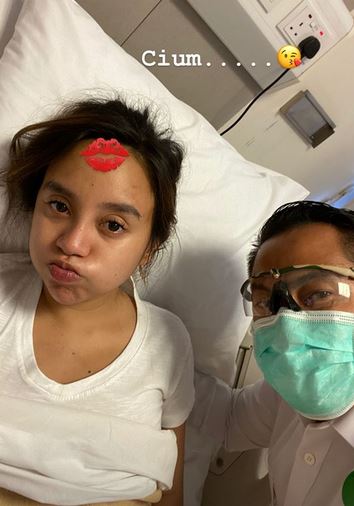 Dua organnya terinfeksi, ini 6 momen Salmafina jalani perawatan