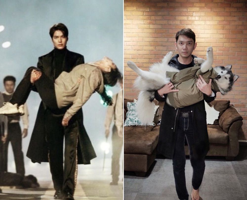 8 Aksi kocak John Pantau tiru adegan drama Korea, bikin ngakak