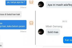 10 Chat lucu penjual online shop di-PHP pembeli, bikin tepuk jidat