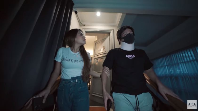 8 Momen Aurel Hermansyah jenguk sang kekasih Atta Halilintar