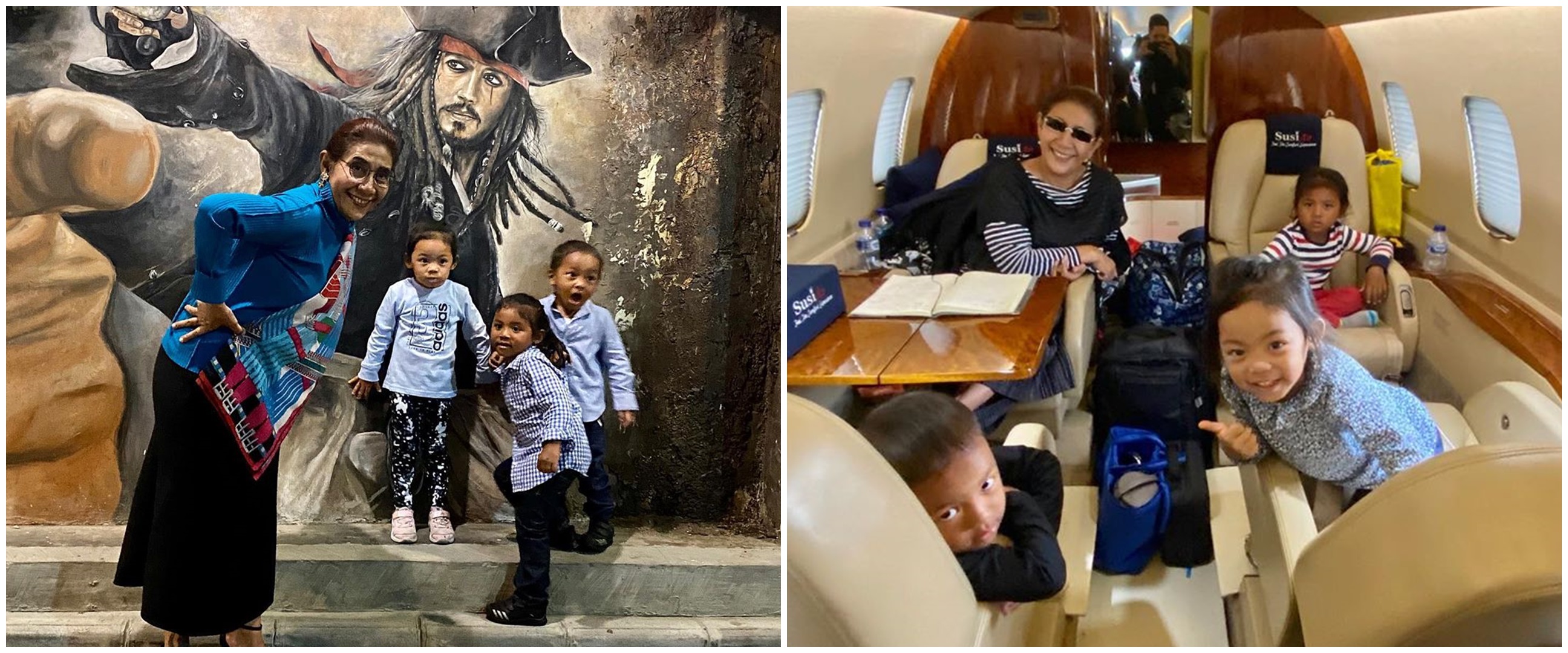 8 Momen Susi Pudjiastuti momong cucu, seru sekaligus hangat