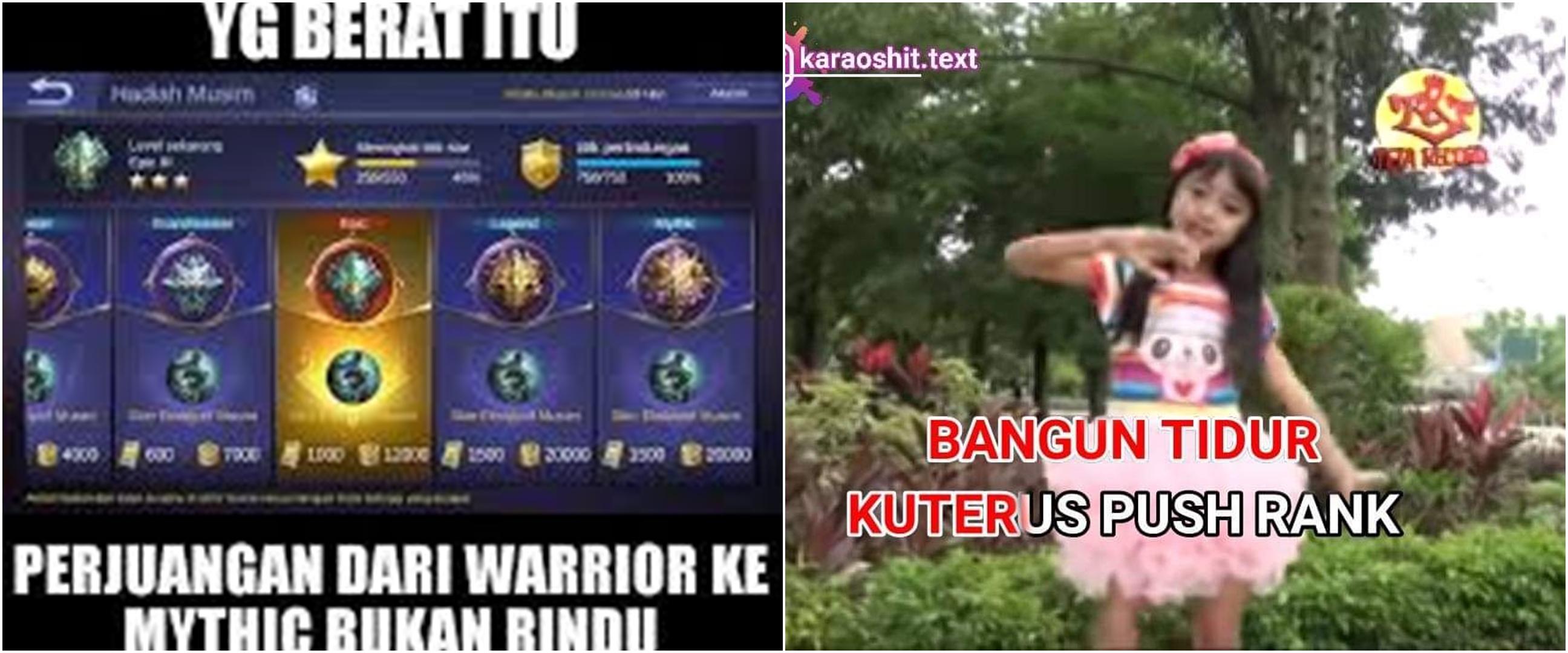 10 Meme push rank game ini bikin ketawa ngenes