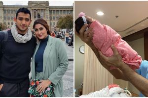 8 Momen Abdulla Alwi suami Tania Nadira momong anak, ayah idaman