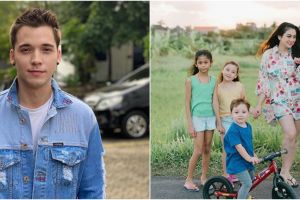 7 Momen anak-anak Stefan William & Celine belajar berkuda, bikin gemas