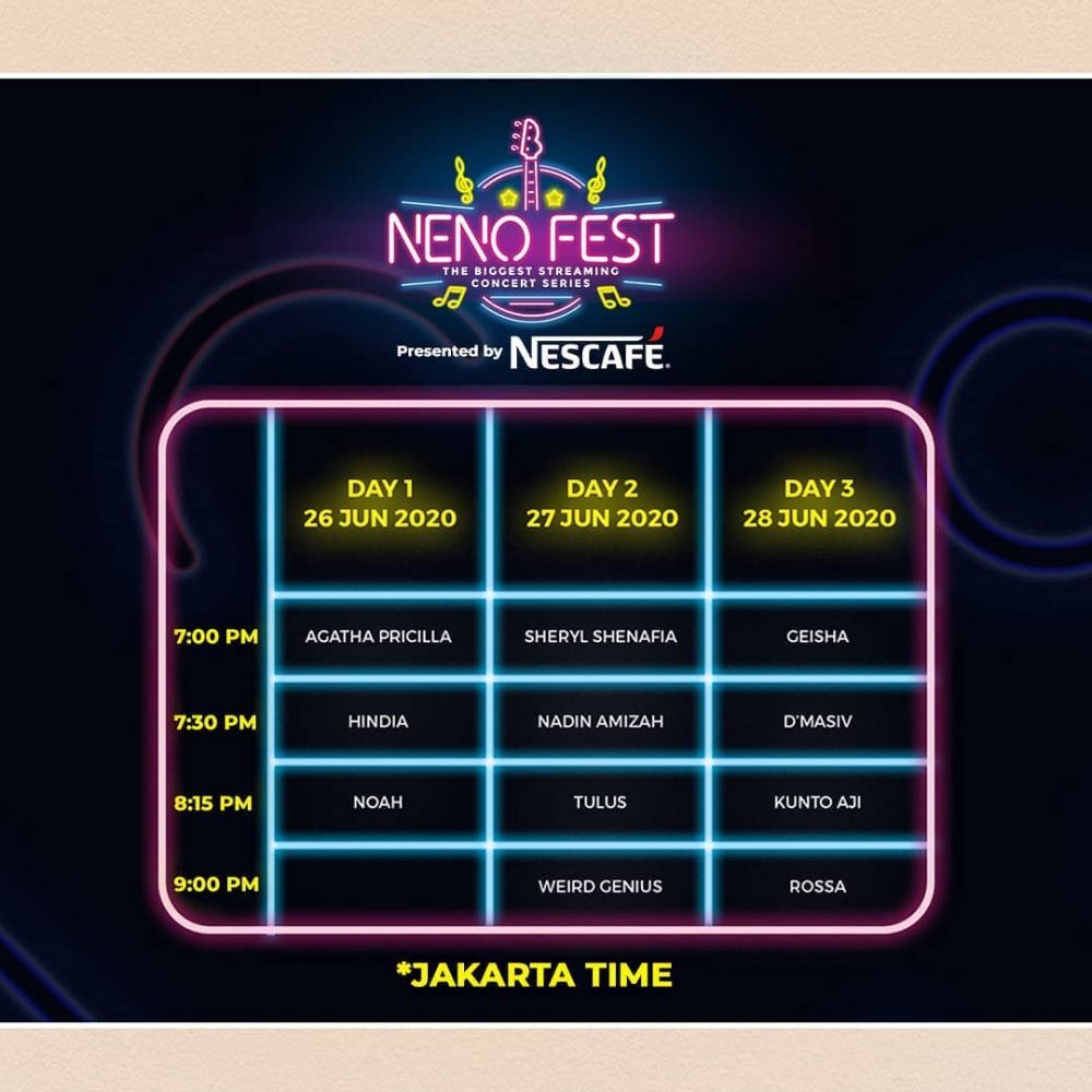 5 Fakta Neno Fest, konser streaming online terbesar