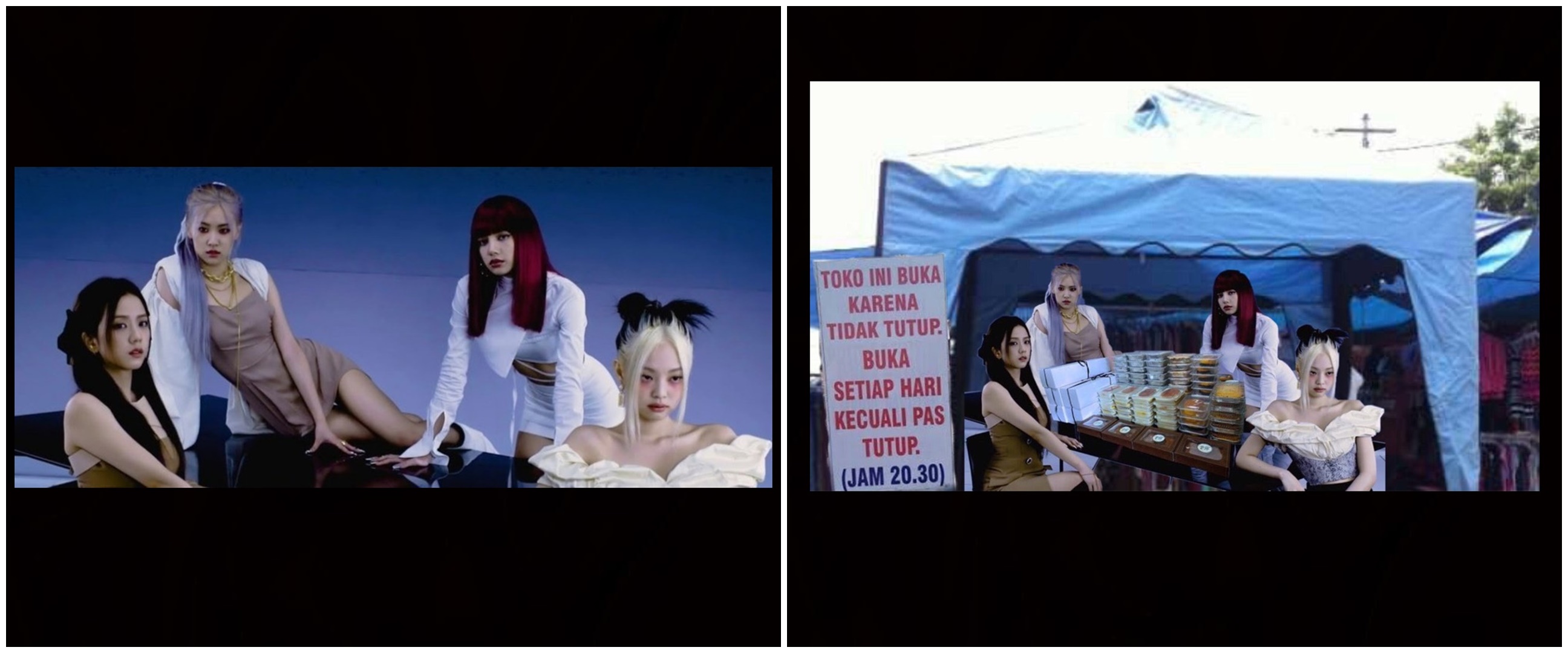 10 Editan foto comeback BLACKPINK, bikin ketawa sambil nyanyi