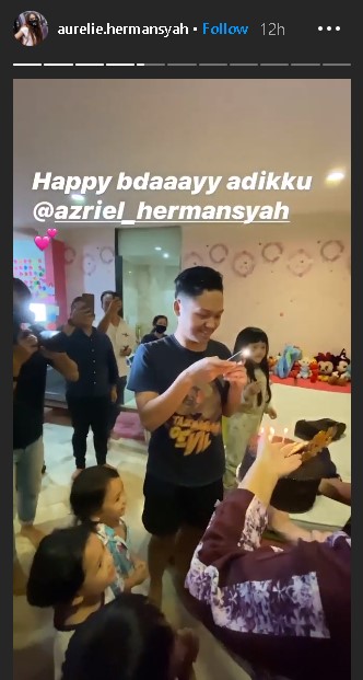8 Momen ulang tahun Azriel Hermansyah, penuh kejutan sederhana