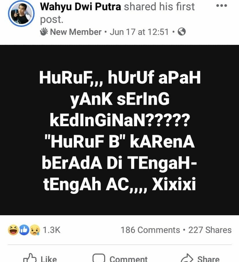 10 Status lucu guyonan receh ini endingnya bikin jengkel