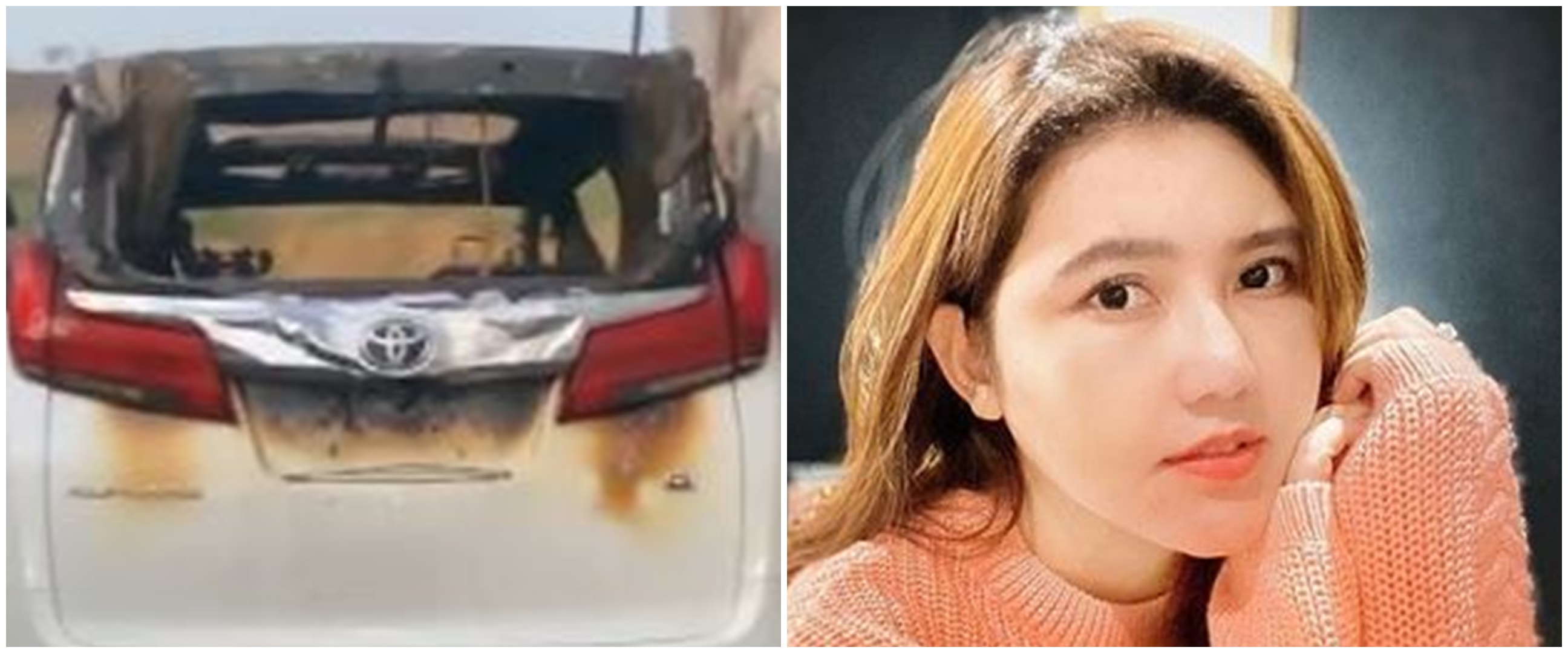 Kronologi mobil mewah Via Vallen terbakar, pelaku siram bensin