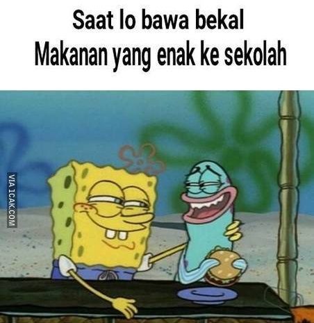 10 Meme bekal makanan ini lucunya bikin lapar hilang