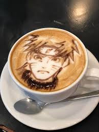 10 Latte art bergambar karakter anime terkenal, hasilnya keren