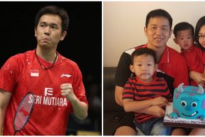 5 Momen Hendra Setiawan bersepeda bareng anak-anaknya, seru abis