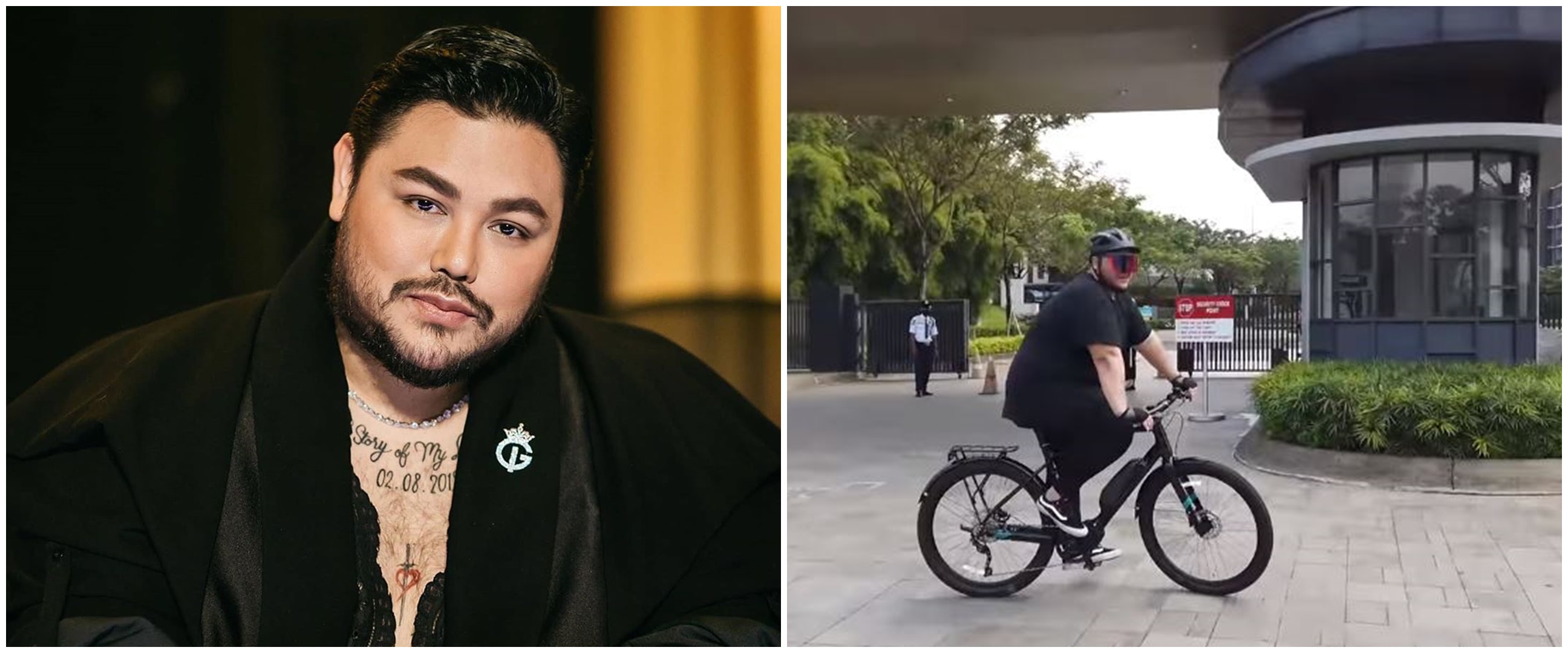 8 Momen Ivan Gunawan gowes perdana pakai sepeda baru, ngos-ngosan