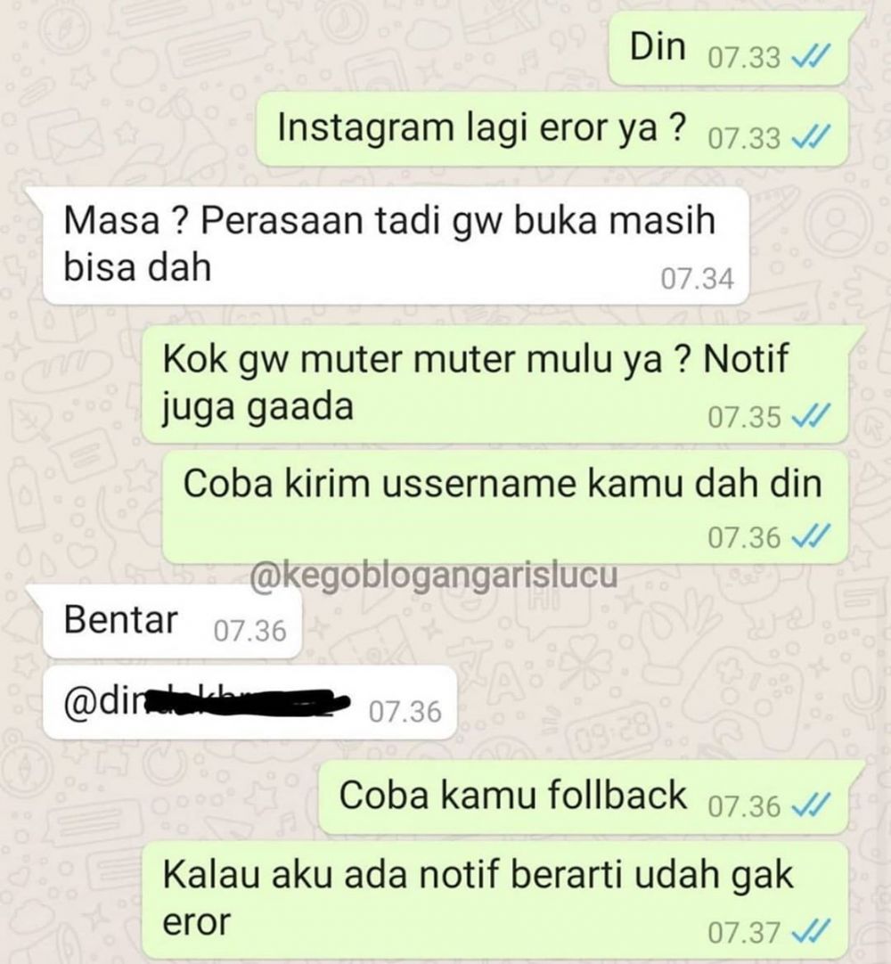 10 Chat lucu cowok pantang mundur ini bikin tepuk jidat
