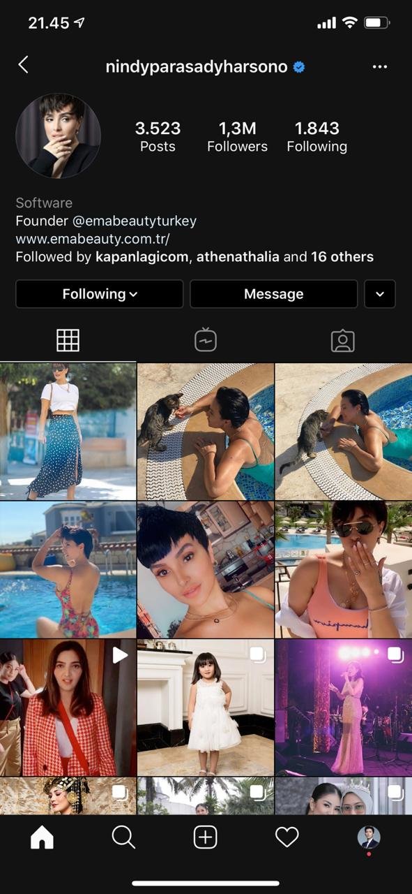 Cerita 7 seleb akun Instagram diretas haters, ada Nindy Ayunda