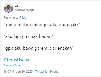 10 Cuitan lucu #TerusUsaha bikin jomblo pantang menyerah