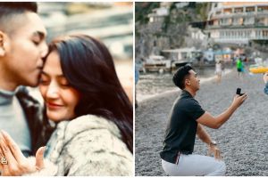 10 Seleb cantik ini dilamar kekasih saat liburan di luar negeri, sweet