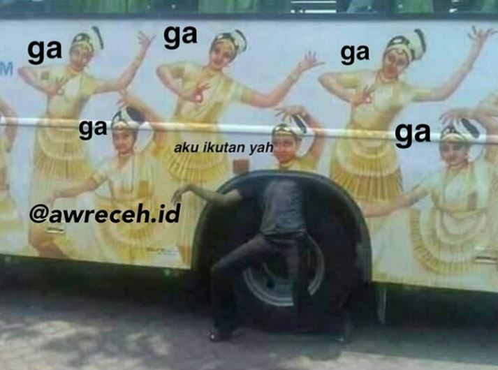 10 Momen lucu kamuflase bapak-bapak ini bikin lihat dua kali