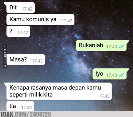 10 Chat WA dari buaya darat ini gombalnya bikin cewek tepuk jidat