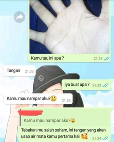 10 Chat WA dari buaya darat ini gombalnya bikin cewek