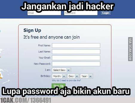 10 Meme lupa password media sosial, lucunya bikin senyum kesal