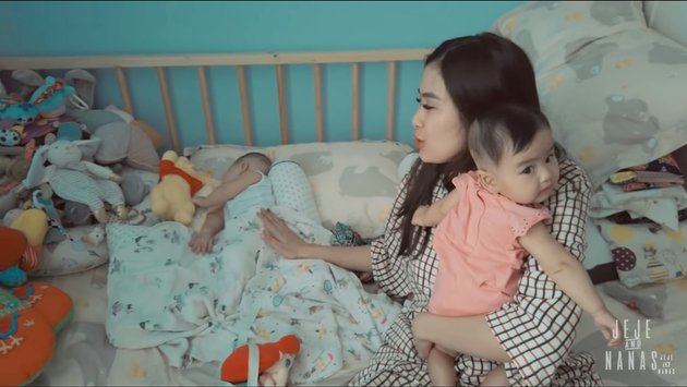 11 Momen Syahnaz urus si kembar tanpa babysitter, sempat panik