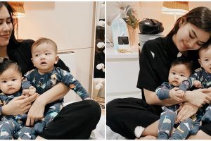 11 Momen Syahnaz urus si kembar tanpa babysitter, sempat panik