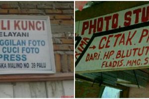 10 Tulisan lucu di tukang cetak foto ini bikin tepuk jidat