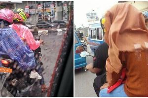 10 Momen kreatif cewek di jalan raya ini bikin tepuk jidat