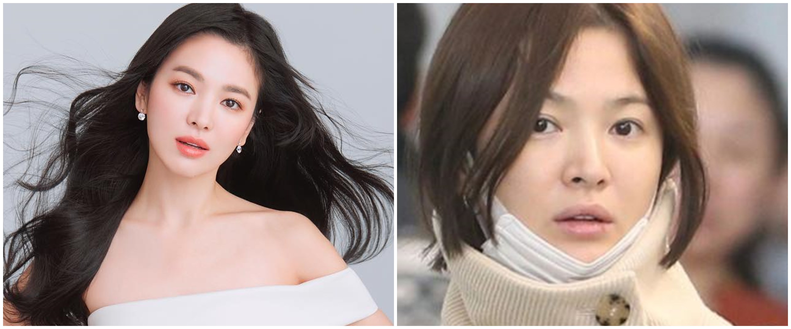 Potret 10 seleb Korea pakai vs tanpa makeup, tetap glowing