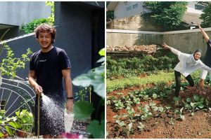 Momen 7 pasangan seleb berkebun di rumah, so sweet