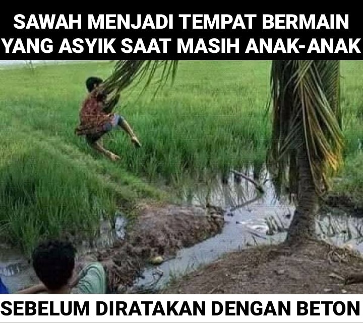 10 Meme tempat main masa kecil, bikin terkenang memori indah