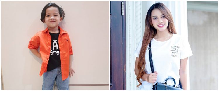 7 Potret masa kecil Aurel Hermansyah, dibilang kembaran Arsya