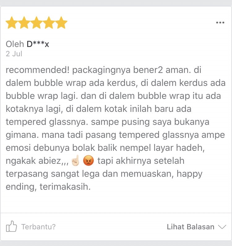 10 Komentar review produk online shop ini bikin gagal paham