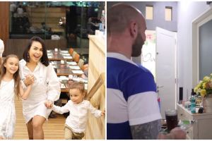 10 Momen Melaney Ricardo bertemu suami usai LDR karena corona