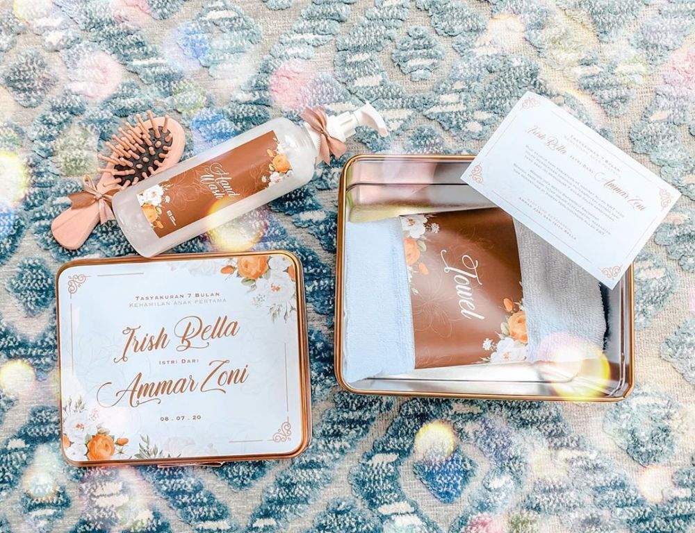 Irish Bella tasyakuran 7 bulanan, ungkap inisial nama calon bayinya