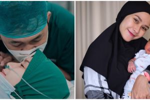 4 Momen haru Zaskia Mecca melahirkan anak kelima, penuh perjuangan